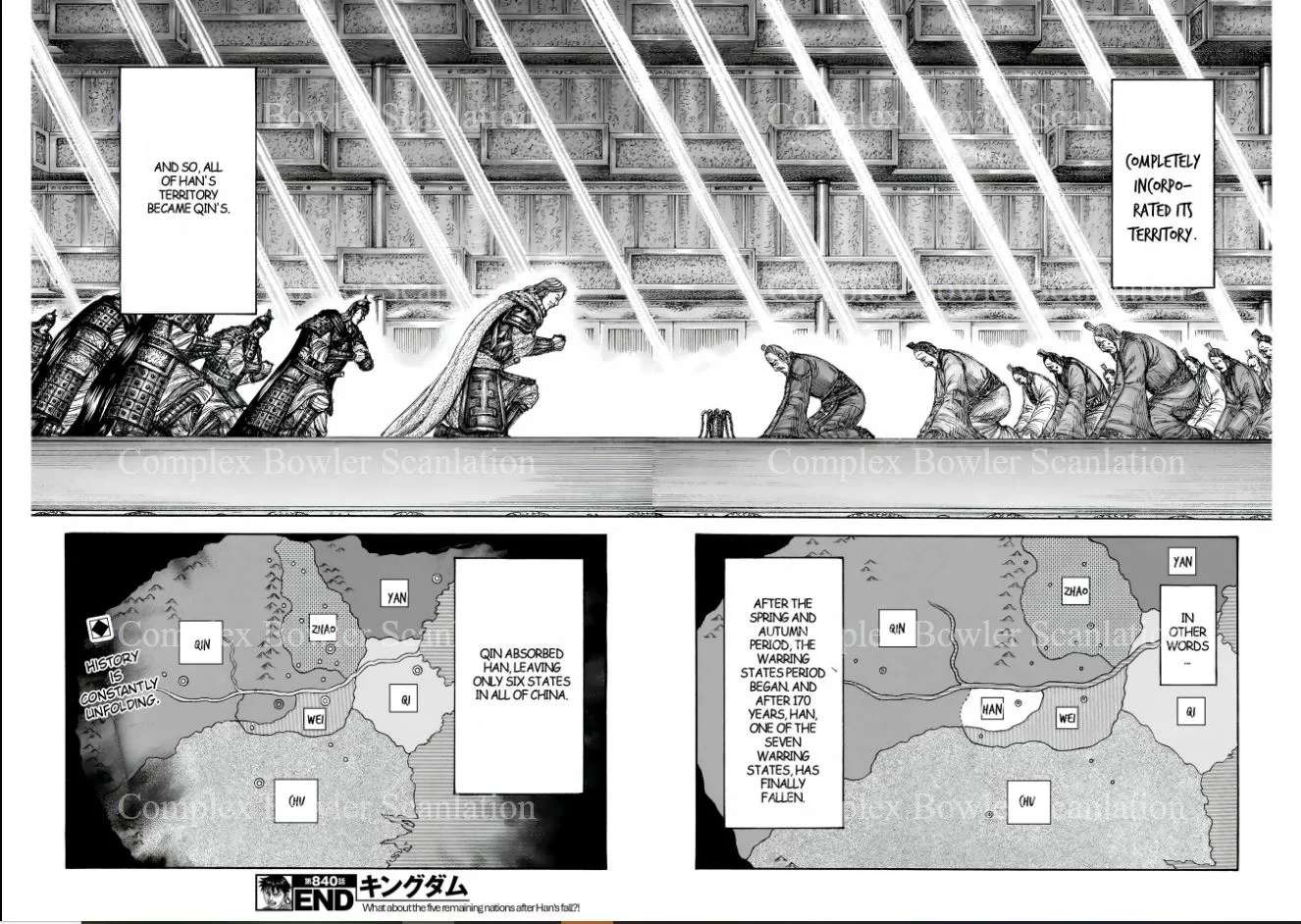 Kingdom, chapter 840